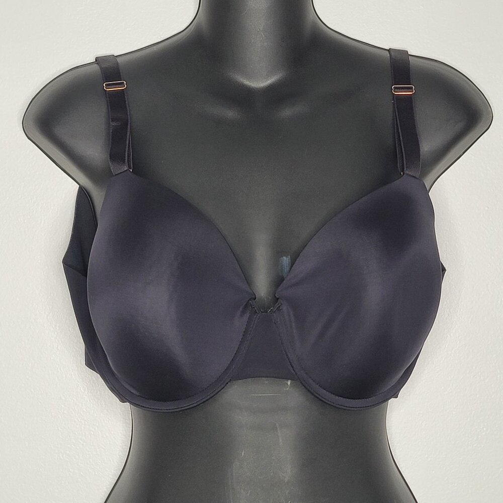 Soma Women's‎ Vanishing 360 Perfect Coverage Black Bra Size 36DD Underwire